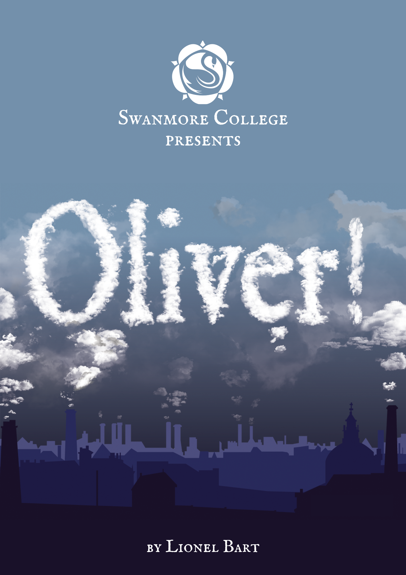 Front cover of the programme for Oliver! performed in 2026