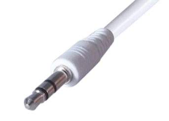 Image show a 3.5 millimetre headphone jack with 2 rings