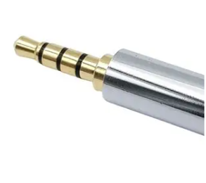 image shows a 3.5 millimetre headphone jack with 3 rings