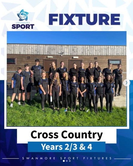 Image shows our Year 10 sports leaders who helped run the Primary school cross country competition