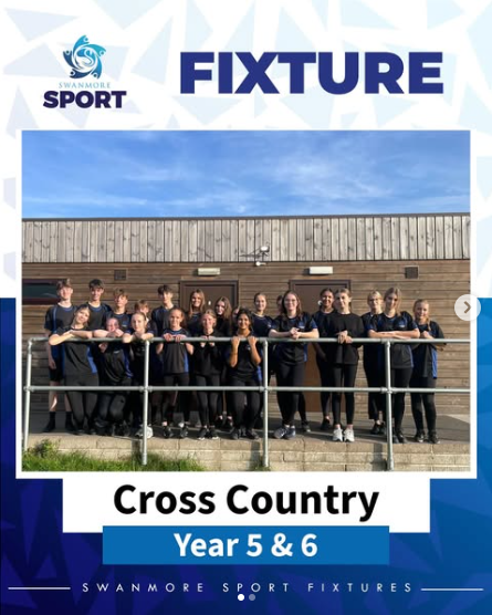 Image shows our year 10 sports leaders who helped with the cross country competition for years 5 and 6