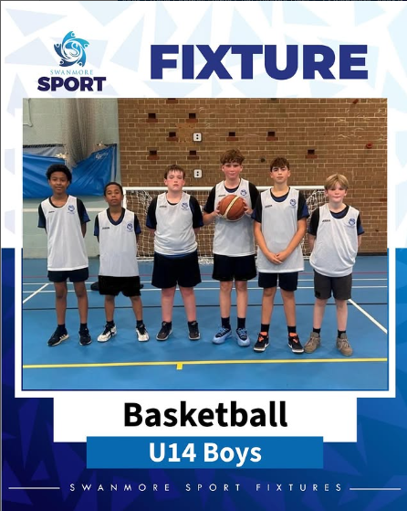 Image shows the under 14 boys basketball team who played Wildern