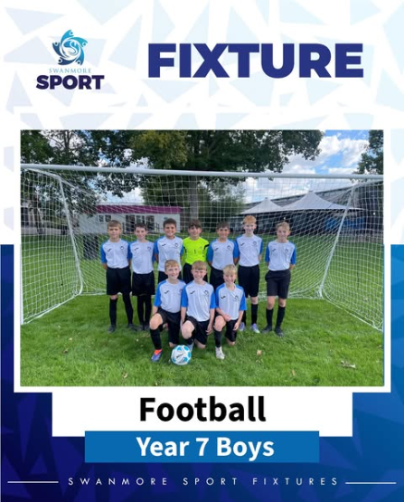 Image shows members of the year 7 boys football team who played their first match for the College against Perins School