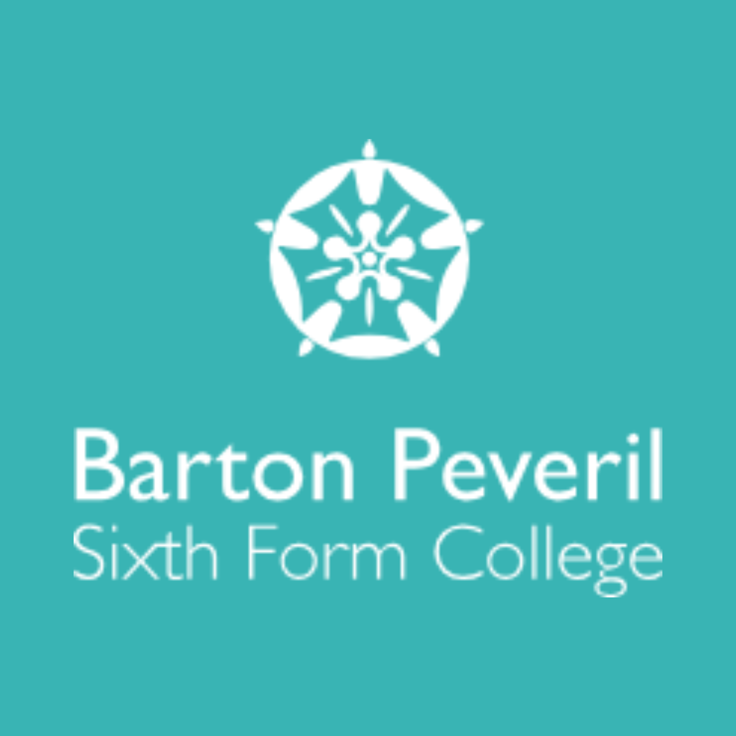 Image shows the Barton Peveril Sixth Form College logo