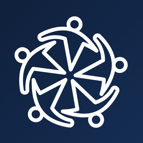 Image shows an icon representing a sense of belonging