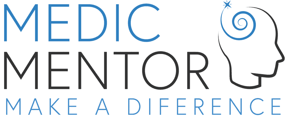 Image shows the Medic Mentor logo