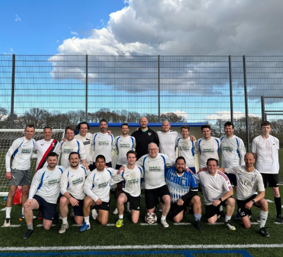 Image shows the members of the Swanmore College Staff football team