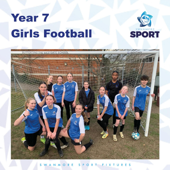 Image shows members of the Year 7 girls' football team