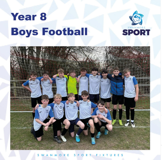 Image shows members of the Year 8 boys' football team