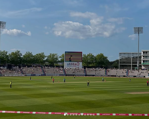 Image shows the T20 match at Utilita Bowl
