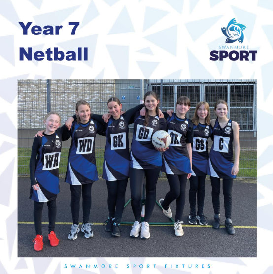 Image shows members of the Year 7 netball team