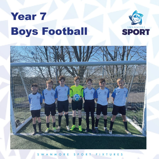 Image shows members of the Year 7 boys' football team
