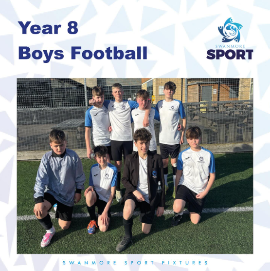 Image shows some members of the Year 8 boys' football team