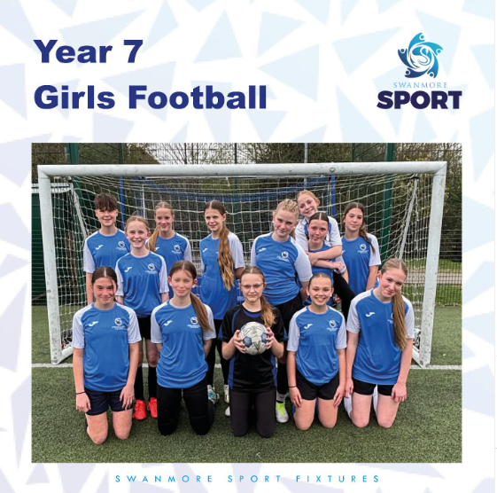 Image shows members of the Year 7 girls football team