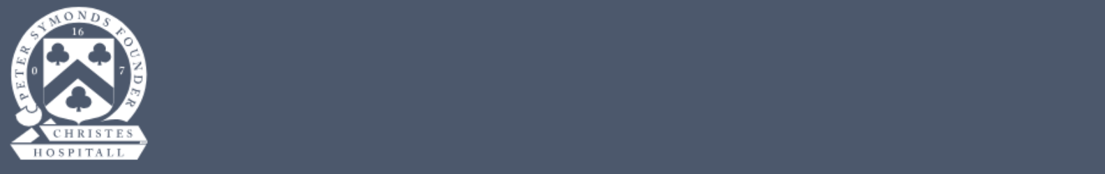 White Peter Symonds logo on a solid blue-gray background, positioned on the left side of the image, with empty space to the right.