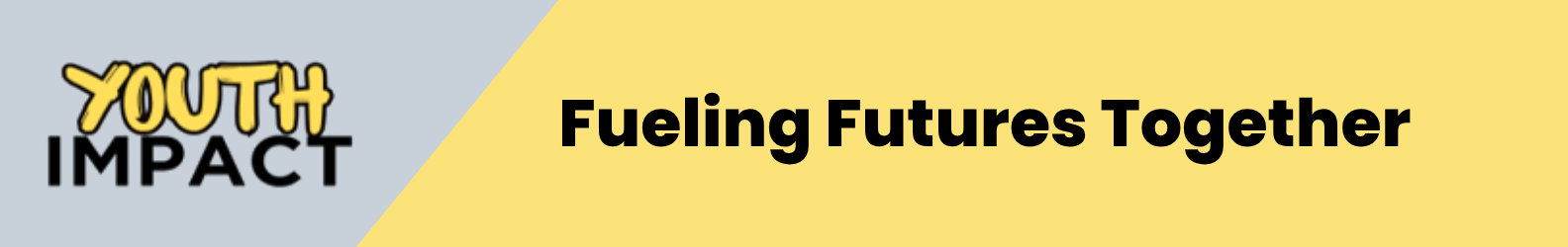 Published by Swanmore College on 15 October 2026. A banner graphic split diagonally into grey and yellow sections, displaying the logo for Youth Impact on the left and the text "Fueling Futures Together" on the right.