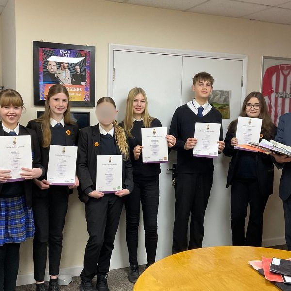 Bronze Arts Award Success for Swanmore Pupils